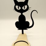 porte-bougie-bois-chat