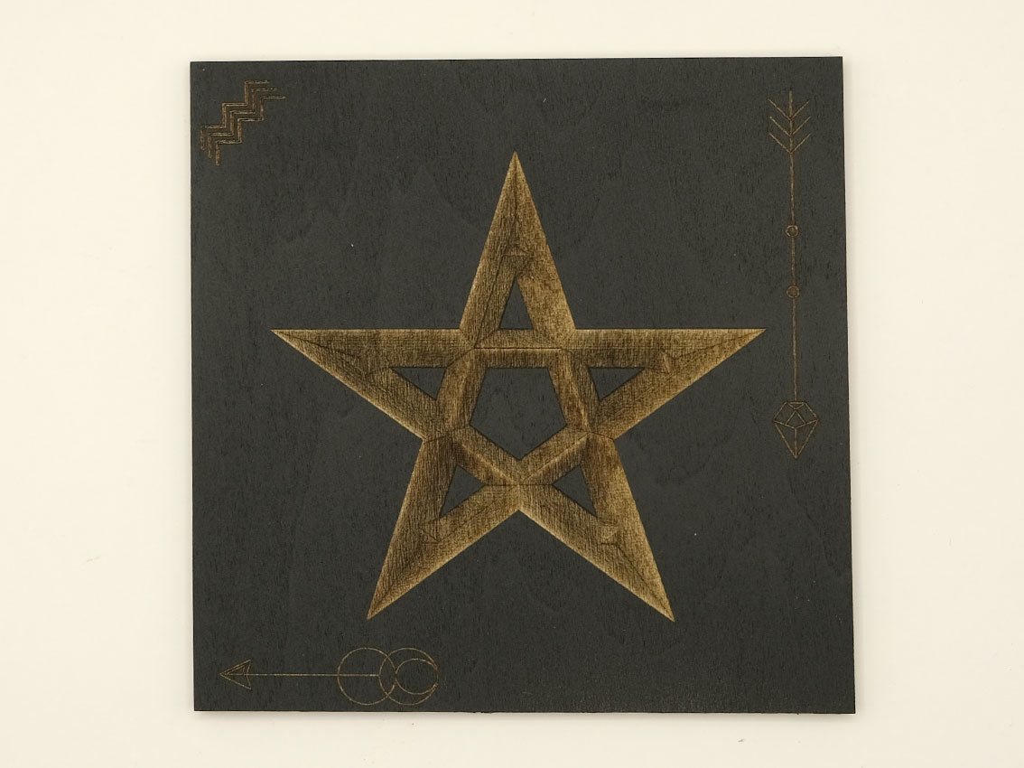 sous-verres-pentacle-carre-5-elements